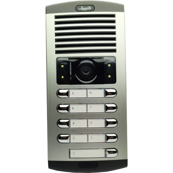 پنل آیفون تصویری الکتروپیک مدل 1086 نه واحدی Electropeyk FD 1086