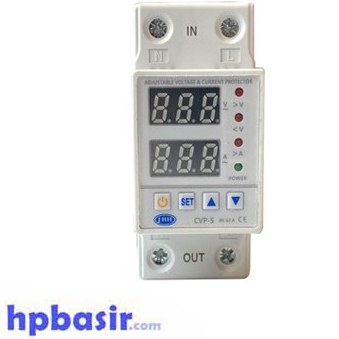 محافظ ولتاژ جریان مرکزی JBH تک فاز 80A (32 آمپر) گارانتی اصلی – رله ای دو نمایشگر