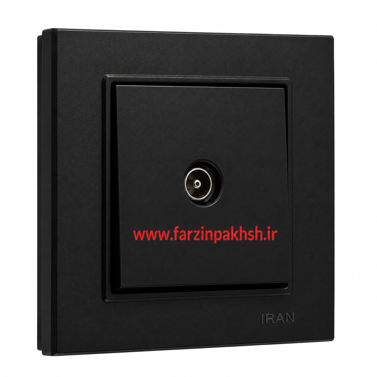 کلید فیش آنتن توکار ایران الکتریک مدل برلیان مشکی  (برای سایر اقلام برلیان مشکی به پایین صفحه مراجعه کنید)