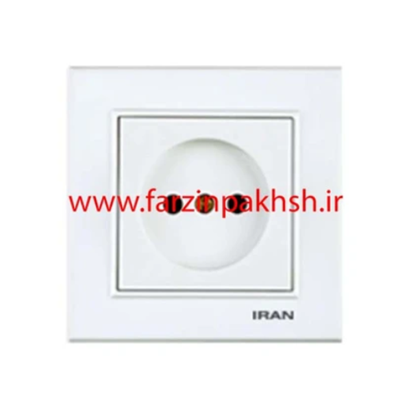 کلید یک پل توکار ایران الکتریک مدل برلیان اقتصادی سفید_