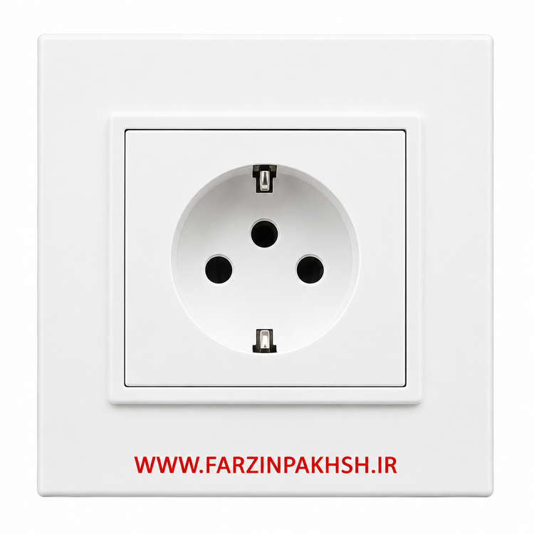 پریز برق ارتدار توکار ایران الکتریک مدل برلیان سفید اقتصادی (برای سایر اقلام برلیان سفید اقتصادی به پایین صفحه مراجعه کنید)