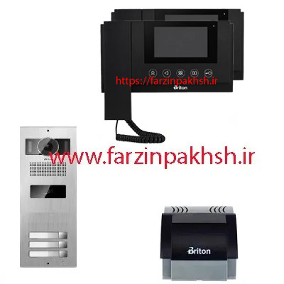 آیفون تصویری برایتون مدل 4310 مشکی با پنل کارتی 1 تا 8 واحدی