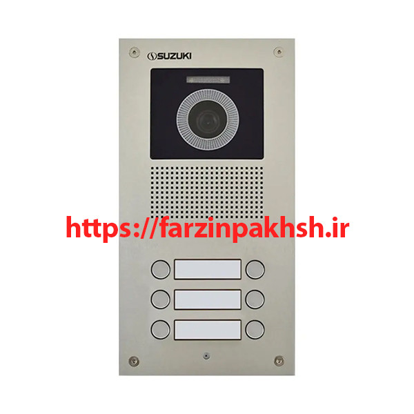 پنل آیفون تصویری سوزوکی مدل SZ-U شش واحدی