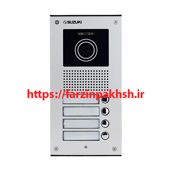 پنل آیفون تصویری سوزوکی مدل SZ-U چهار واحدی