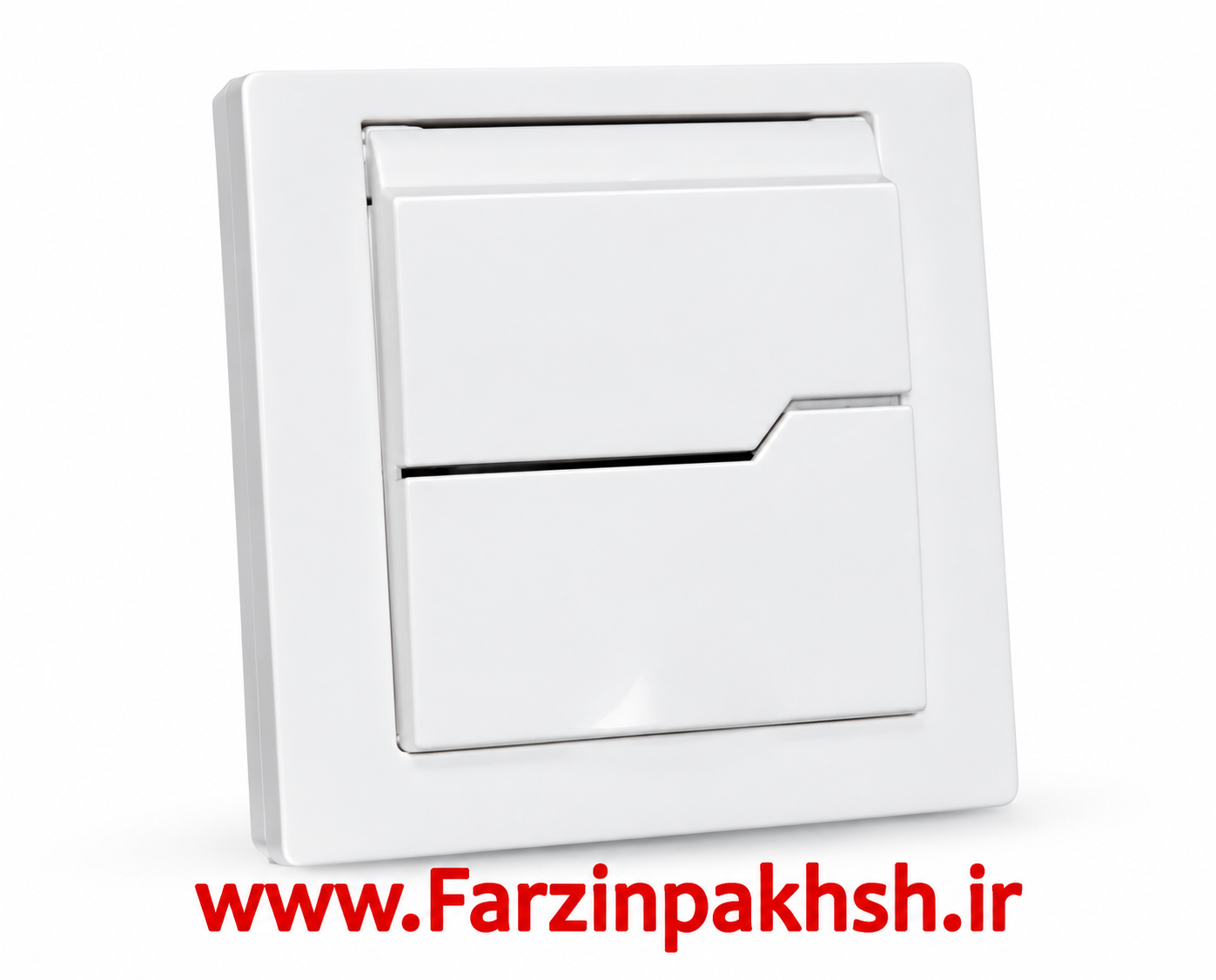 کلید و پریز توکار ویرا مدل T2 بارانی سفید کامل *