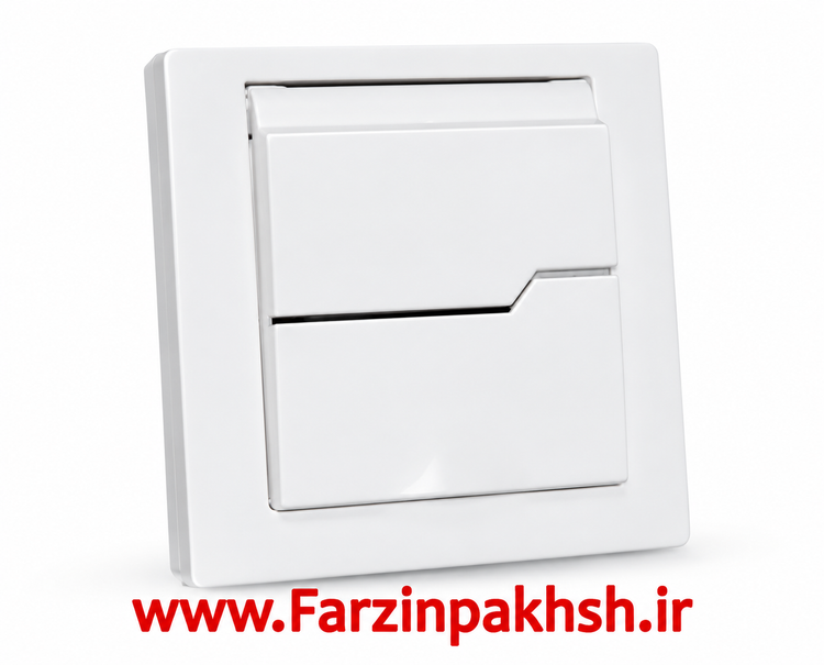 کلید و پریز توکار ویرا مدل T2 بارانی سفید کامل *