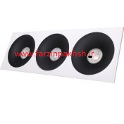 قاب هالوژن 3 شعله رنگ مشکی بدنه چراغ متحرک ABS اپتونیکا مدل OP0003-S