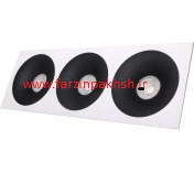 قاب هالوژن 3 شعله رنگ مشکی بدنه چراغ متحرک ABS اپتونیکا مدل OP0003-S