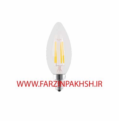 لامپ LED شمعی 6 وات فیلامنتی رویالوکس(پارس شعاع)پایه E14
