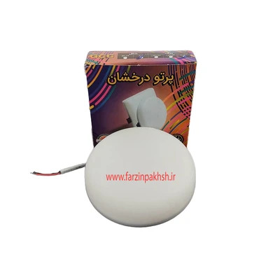 چراغ پنلی فول لایت فنر متحرک SMD توکار 38 وات دایره پرشین لایت