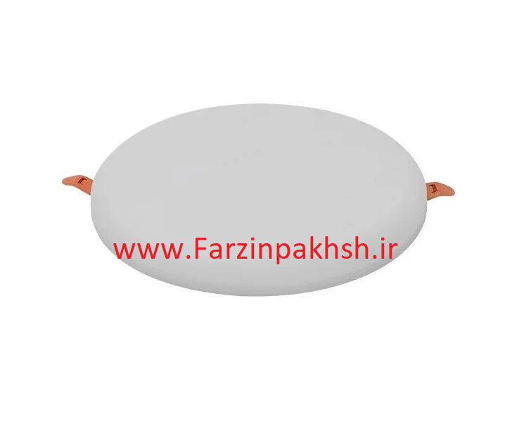 چراغ پنلی فول لایت فنر متحرک SMD توکار 24 وات دایره پارس شهاب مدل زنبق