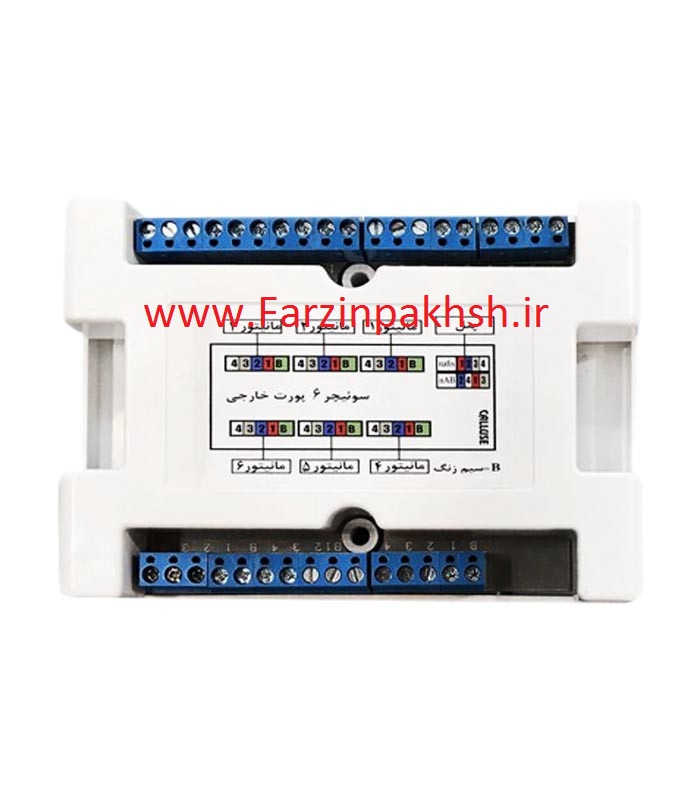 سوئیچر بیرونی 6 پورت کالیوز