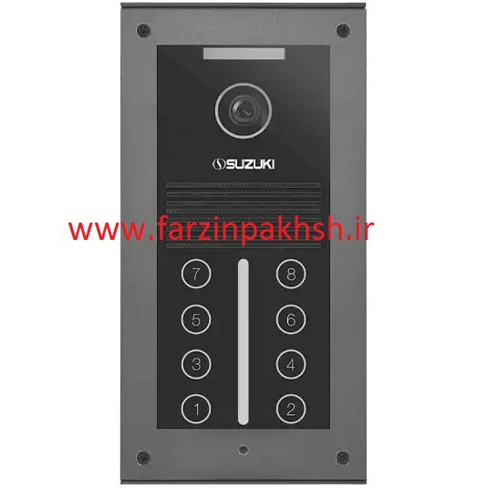 پنل آیفون تصویری سوزوکی مدل SZ-Tenjo (1 تا 8 واحدی)