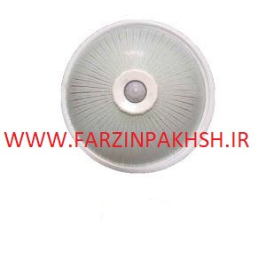 چراغ سقفی سنسوردار روکار تایم ایران مدل شیشه ای